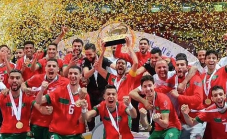 المغرب يفوز بمباراة نهائي كأس أمم إفريقيا لكرة القدم داخل الصالات